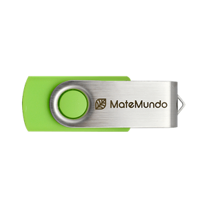 USB-nøgle med Mate Mundo-logo