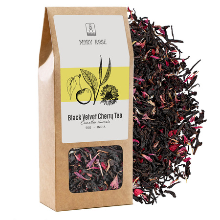 Mary Rose – Black Velvet Cherry Te – 50 g