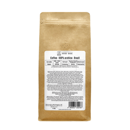 Mary Rose - hel bønnekaffe Brasilien Cerrado premium 1kg