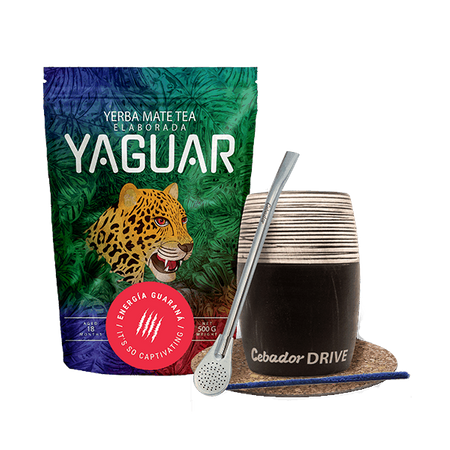 Kæmpe sæt yerba 500g Mate Cup Drive