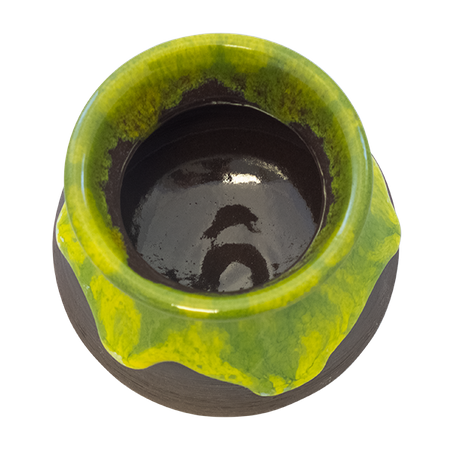 Ceramic Mate Tea Cup - ARCILLA green